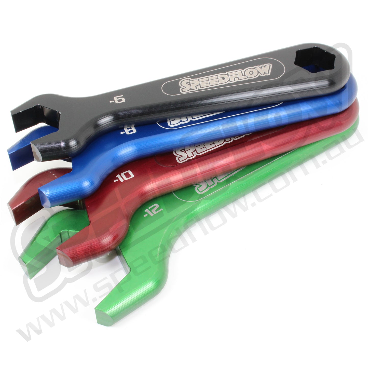 Speedflow AN ALUMINIUM SPANNER SETS. Size -6 to -12