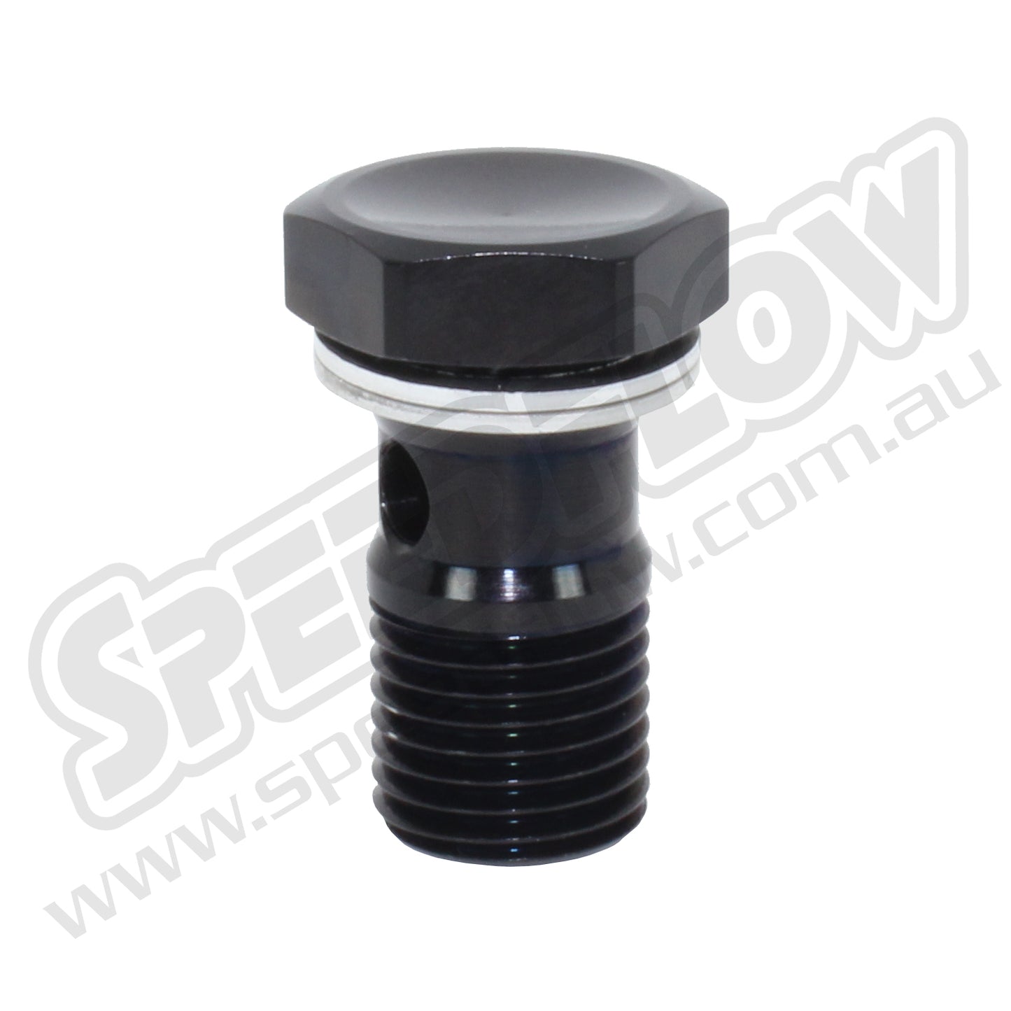 Speedflow Metric Banjo Bolts- (14.5 Banjo). Black bolt