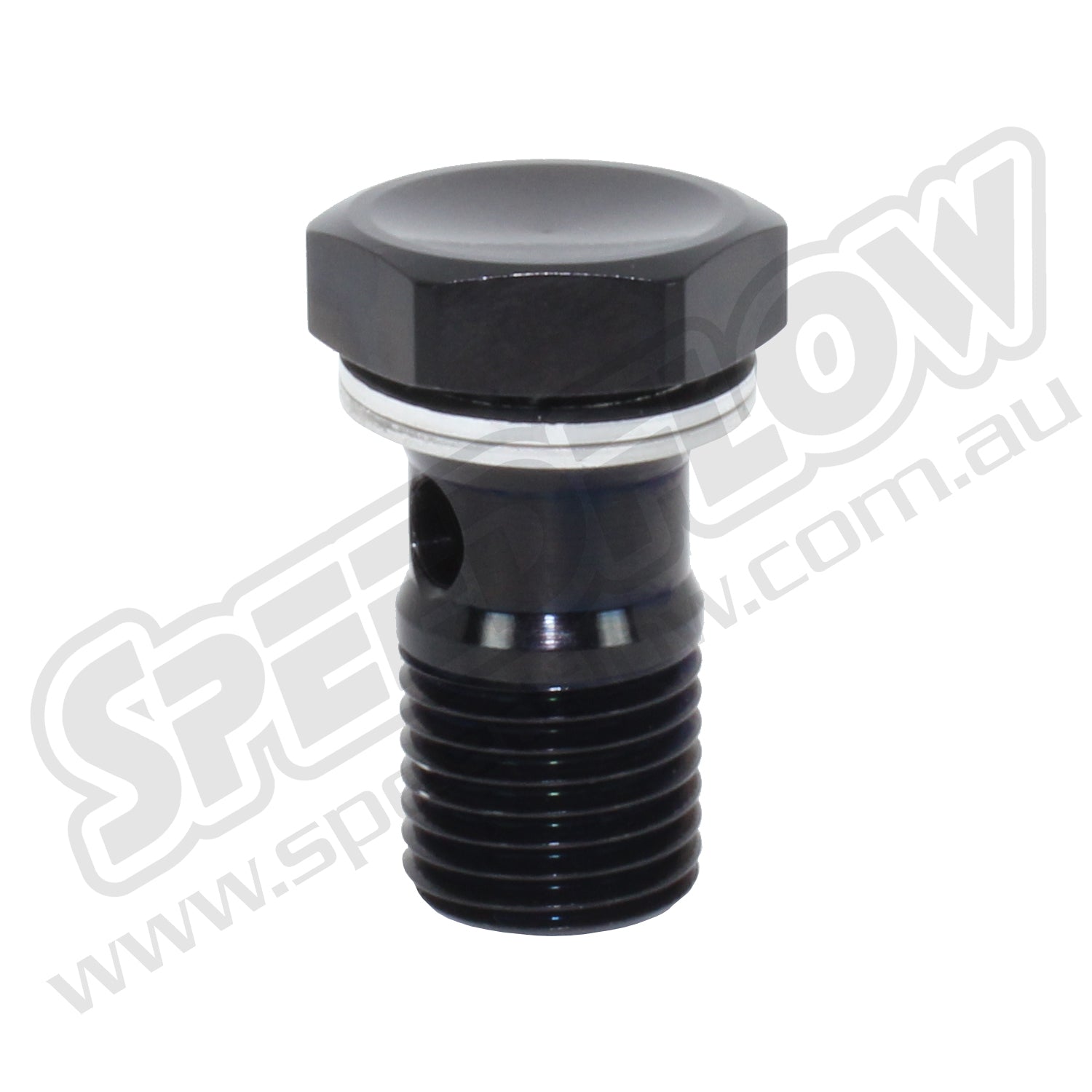 Speedflow Metric Banjo Bolts- (14.5 Banjo). Black bolt