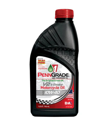 Penn Grade Oil. Motorcycle oil. Sae 10W-40