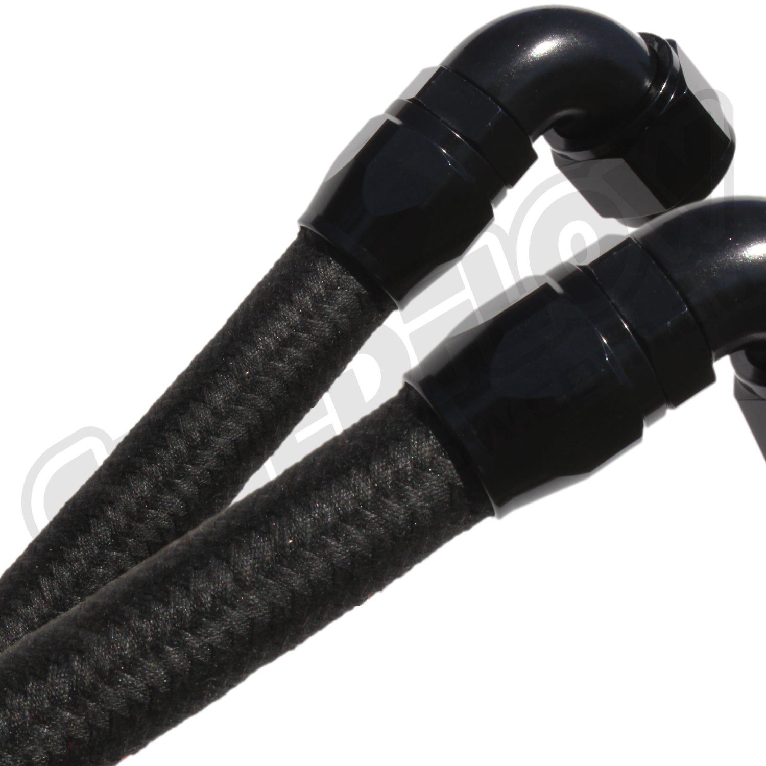 Braided Hose in Black. Speedflow 120 Series