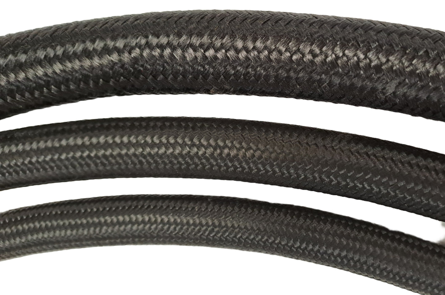 Braided Hose in Black. Speedflow 120 Series