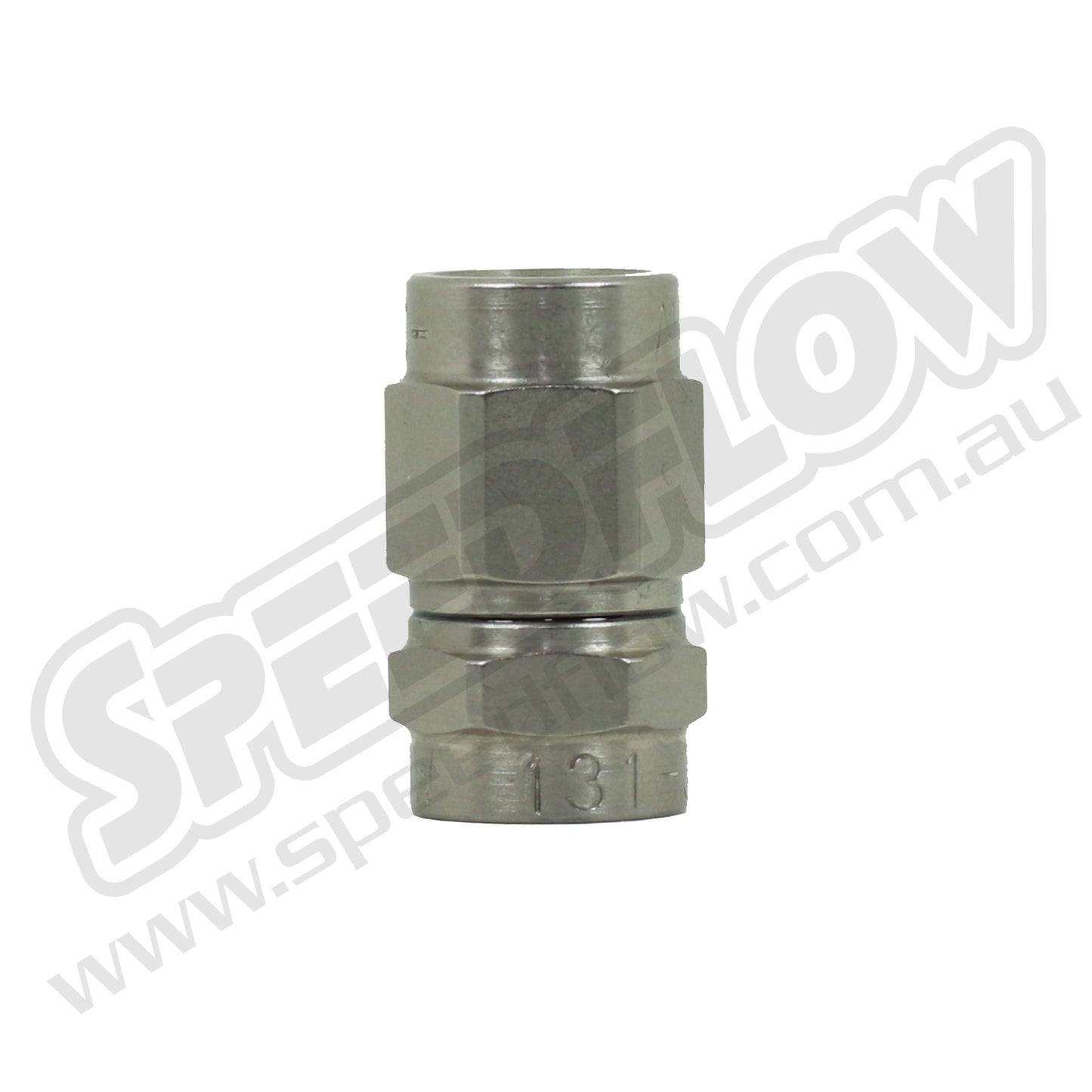 Speedflow Female-Female Straight Flare Adapter fitting in Steel