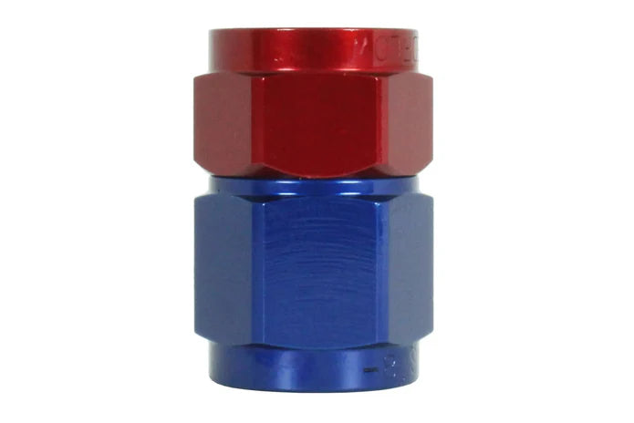 Speedflow Female Swivel Adaptors- Female/Female Straight in Red/Blue