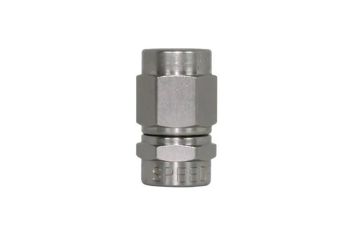 Speedflow Female-Female Straight Flare Adapter fitting in Steel