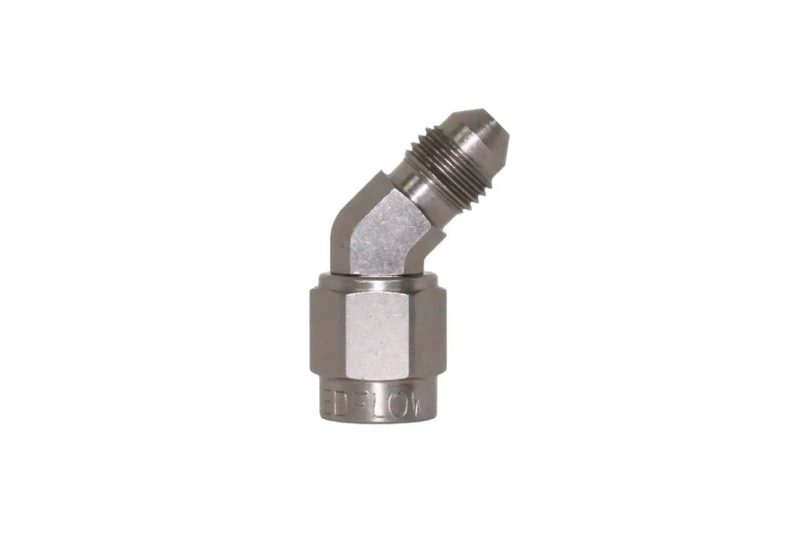 Speedflow Female-Male 45° and 90° Flare Adapters- Steel (200 series). To suit Stainless braided, Teflon inner hose