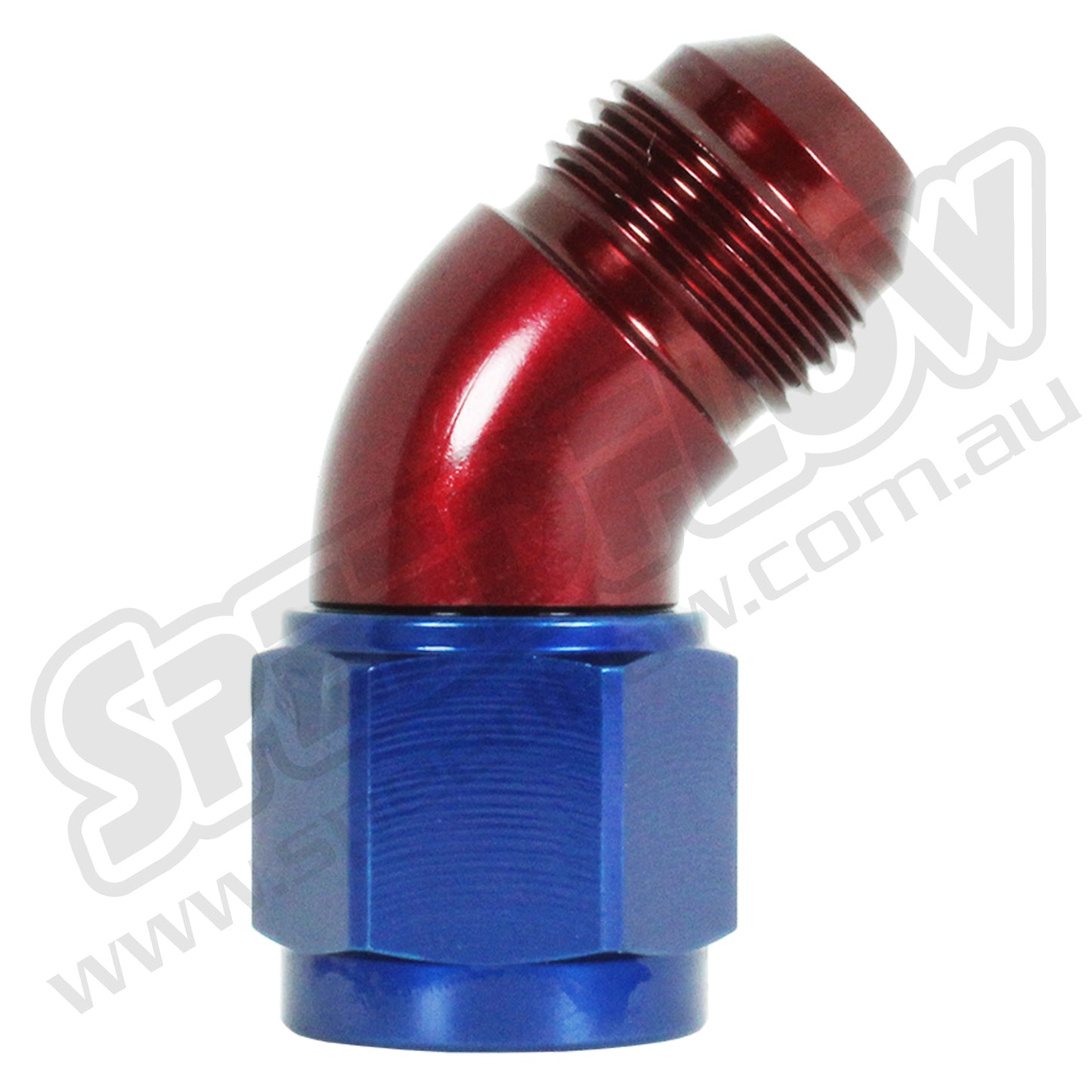 Speedflow Female Swivel Adaptors fittings- Female/Male in Red/Blue