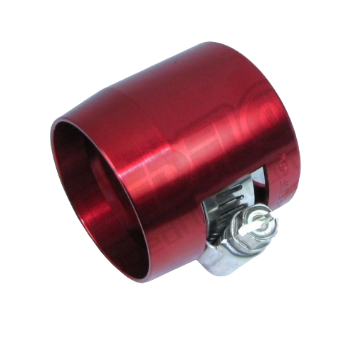 Speedflow cover clamps in Red