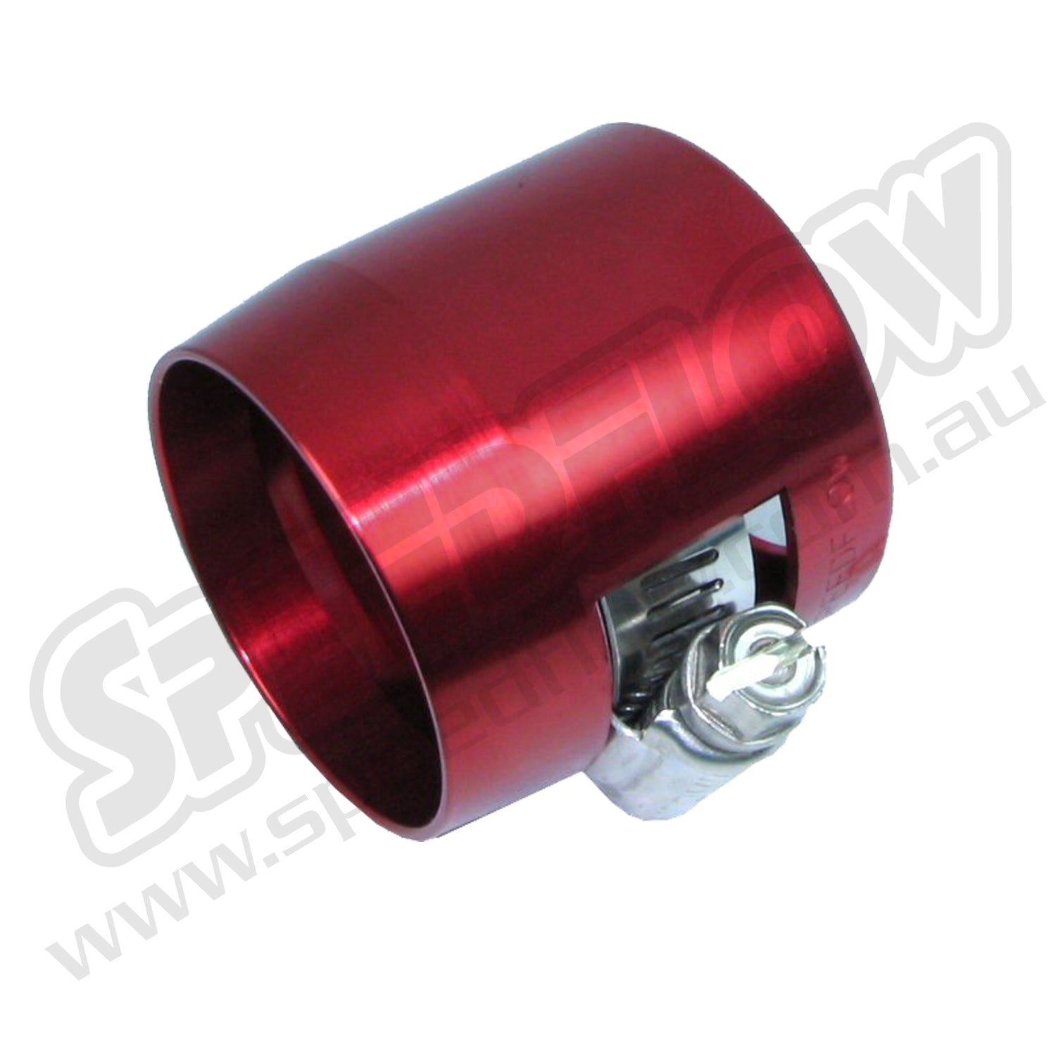 Speedflow cover clamps in Red