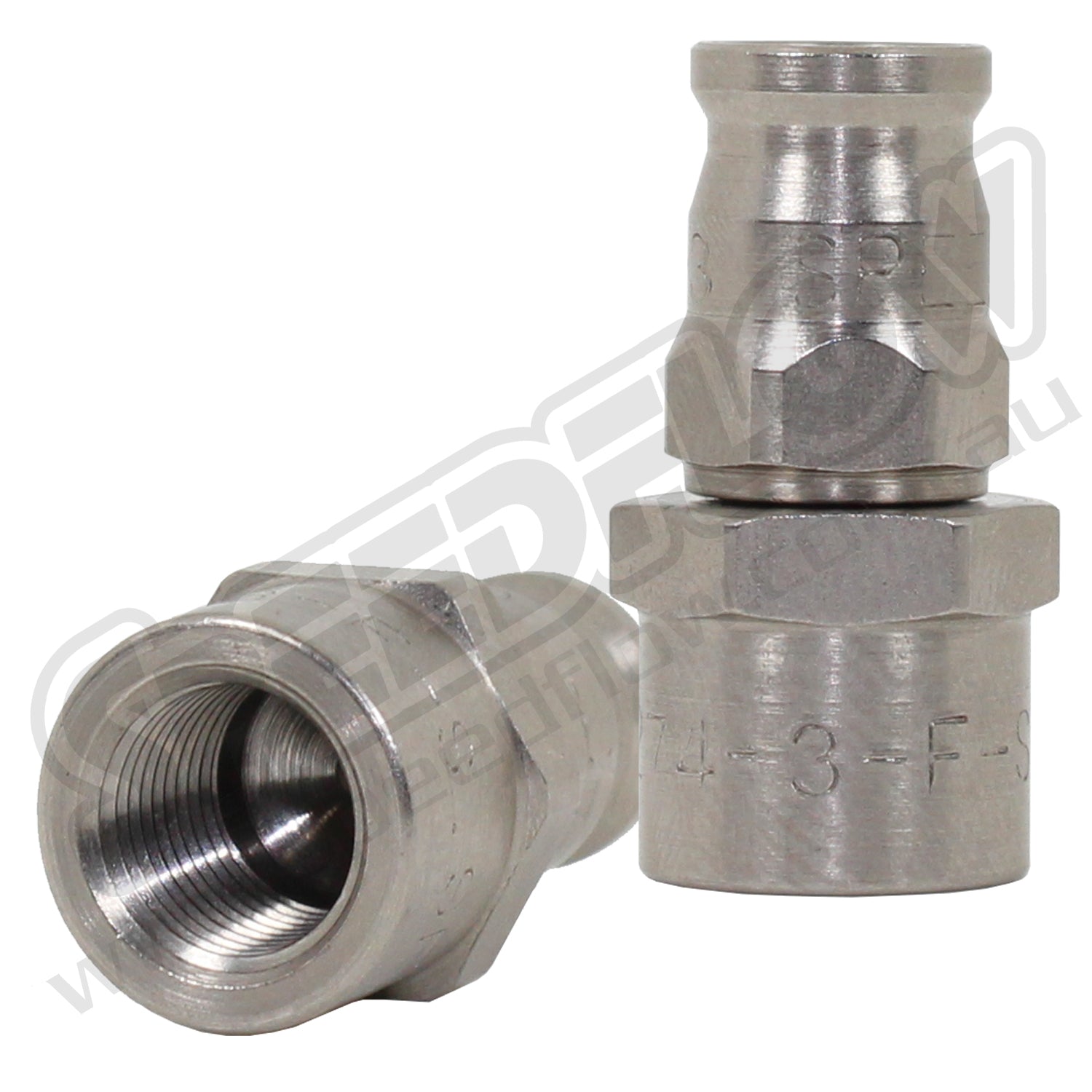 Speedflow Female NPT Hose End fitting in Steel