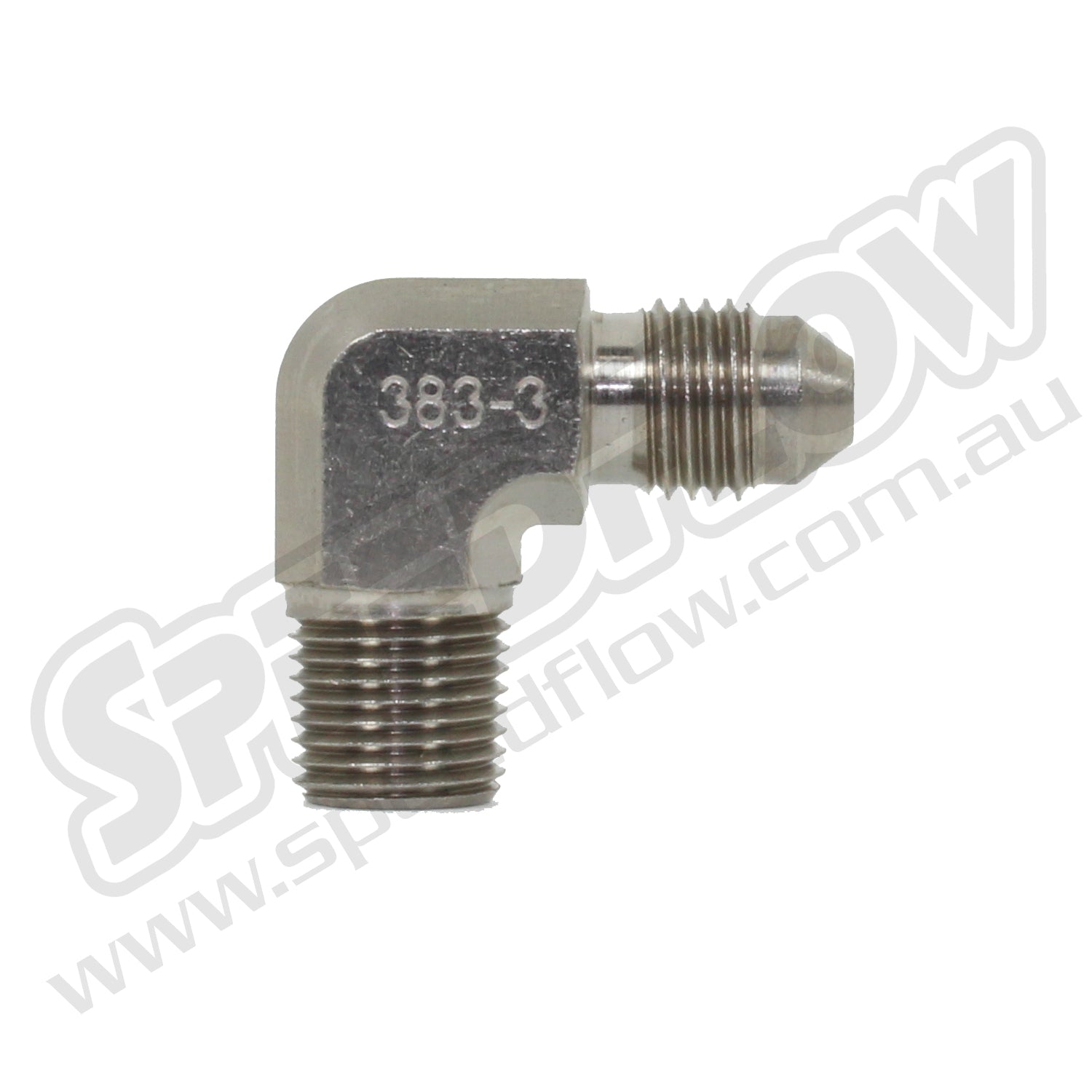 Speedflow Male NPT Flare Adapters 90° - Steel