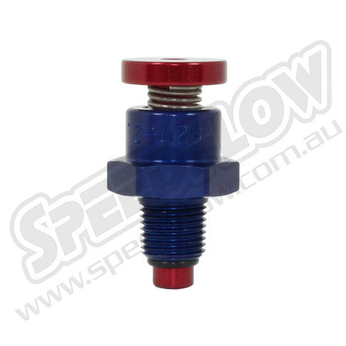 Speedflow Blower Relief Valve in Red and Blue