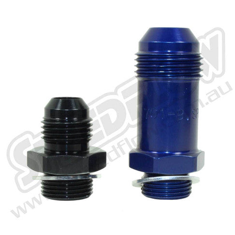 Speedflow AN Carburettor adaptors- Holley and Demon in Black and Blue