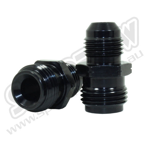 Speedflow AN Male to Metric Inverted Adaptor in Black