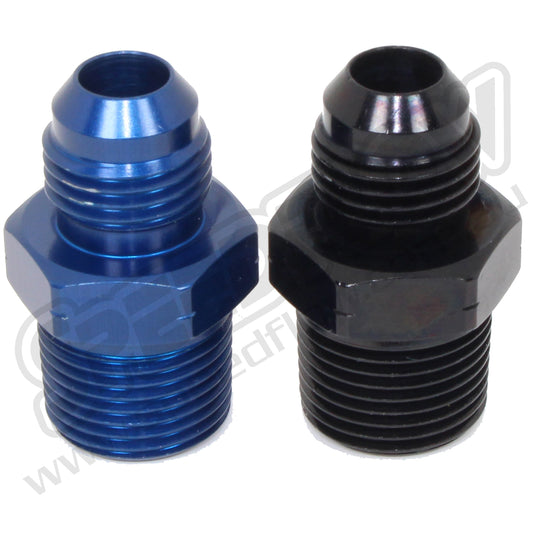 Speedflow BSP Tapered Adapters in Black and Blue