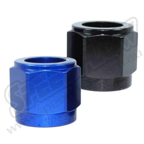 Speedflow Aluminium Tube Nuts in Black and Blue