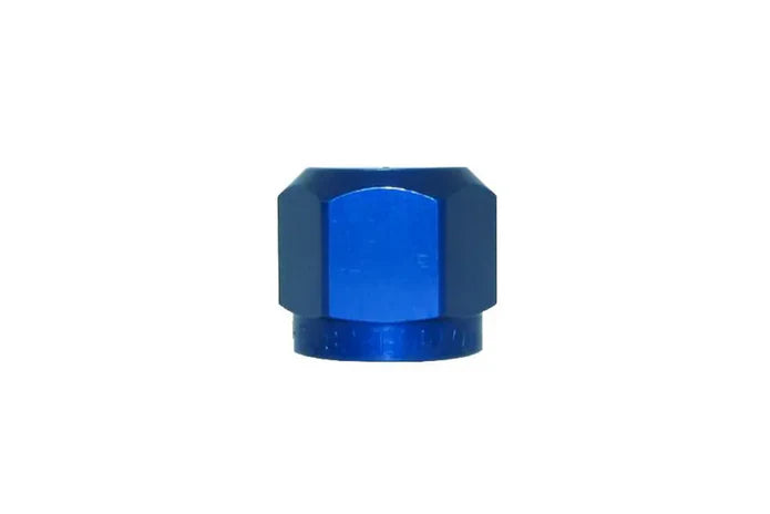 Speedflow AN Aluminium Flare Cap's in Blue