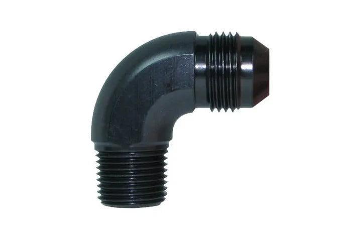 Speedflow 90 Degree AN Male to NPT Adapters in Black