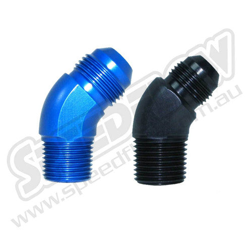 Speedflow 45 Degree AN Male to NPT- Adapters