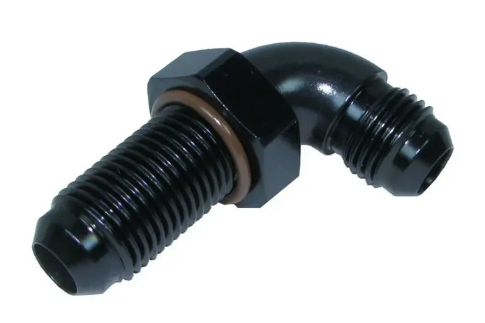 Speedflow 90 Degree Bulkhead fittings in Black