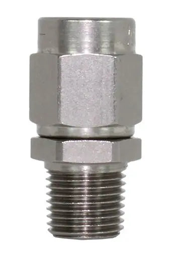 Speedflow AN Female to NPT Male adapter in Steel