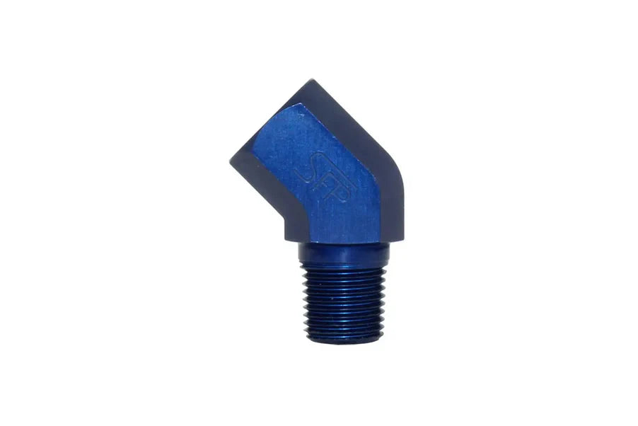 Speedflow 45 Degrees degrees NPT MALE - FEMALE in Blue