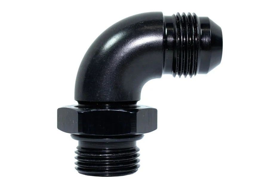 Speedflow 90 Degree Male Port Adapter in Black