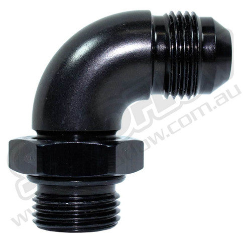 Speedflow 90 Degree Male Port Adapter in Black